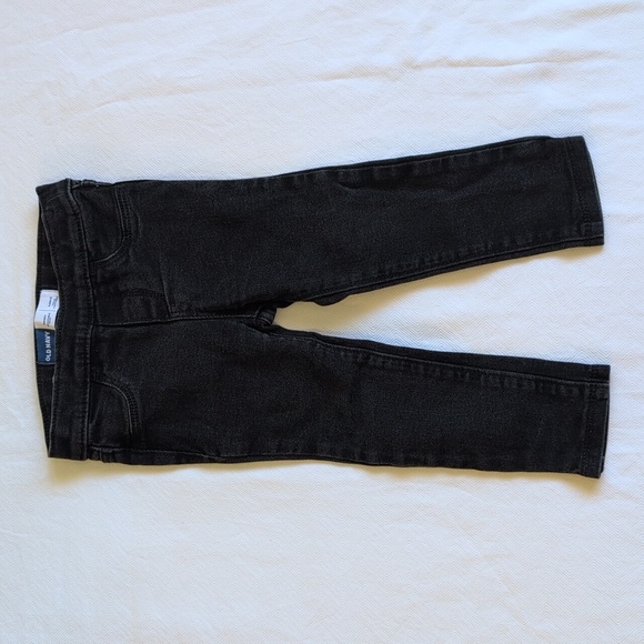 old navy 2-pack adjustable waist skinny denim jeans bundle 2T toddler girls - Picture 10 of 13